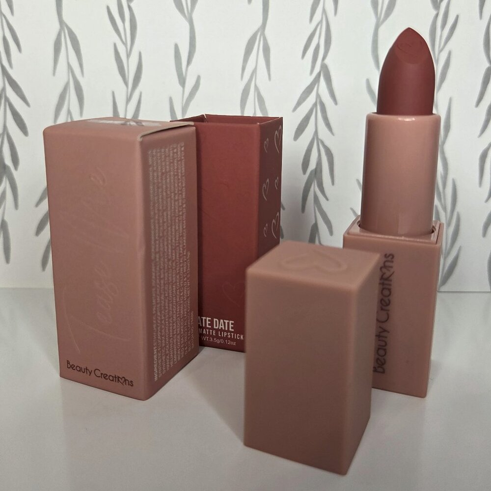 Beauty Creations Tease Me Soft Matte Lipstick in Late Date NEW